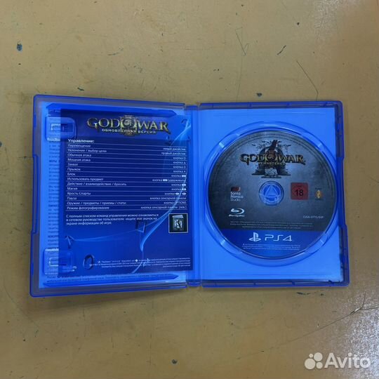 Диск на PS4 GOD OF WAR