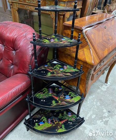 Этажерка. Полка. Шинуазри. Угловой шкаф