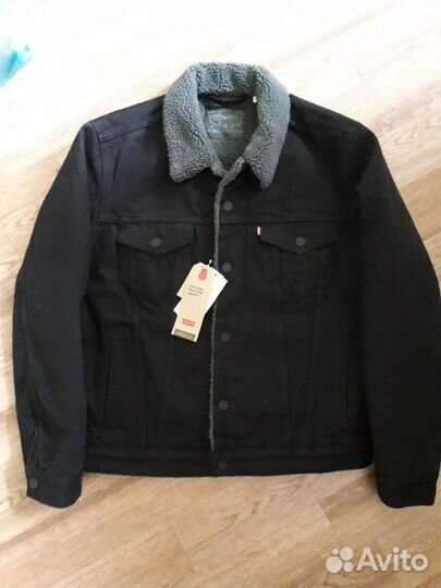 Джинсовая куртка шерпа оригинал Levi's