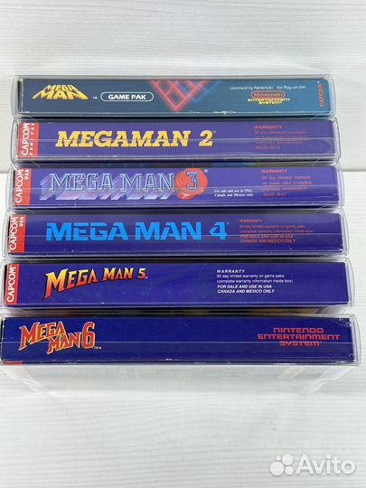 Mega Man 1-6 NES mint