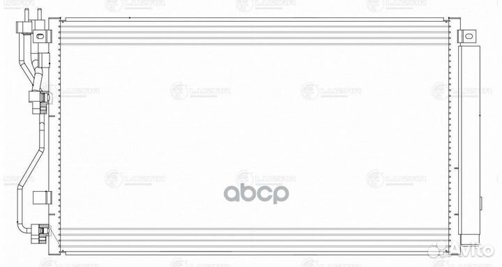 Радиатор кондиционера Kia Optima 15- 2.0i/2.4i