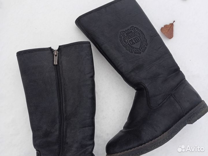 Зимние сапоги 35 черные женские