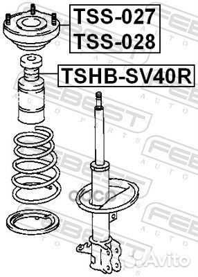 Пыльник-отбойник амортизатора зад прав/лев