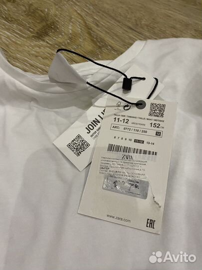 Блузка zara для девочки 152