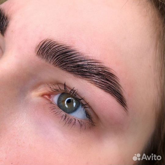 Ламинирование бровей/ресниц. Оформление бровей