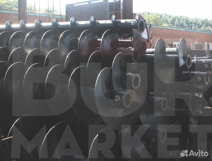 Шнек буровой, для hydra T8000 D - 950мм, L - 5м