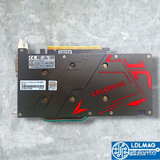 Видеокарта Colorful GTX 1660 super 6GB
