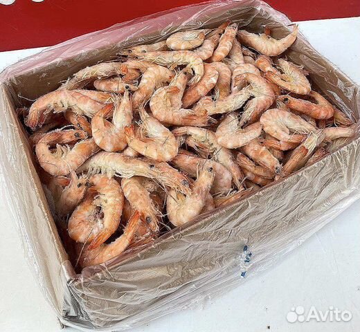 Креветки Ваннамей в панцире с/г 50-60 с/м