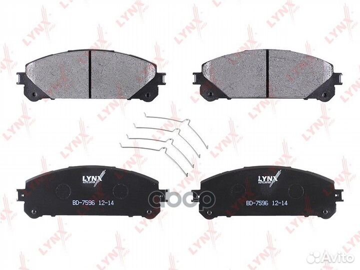 Колодки тормозные дисковые перед BD7596 LYN