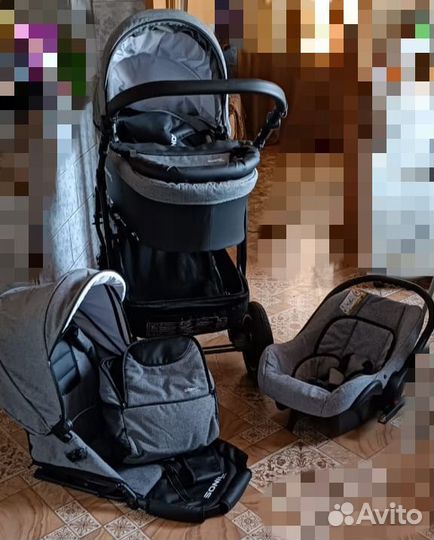 Коляска sonic verdi 3 в 1
