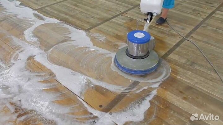 Глубокая чистка пола, плитки, брусчатки, камня
