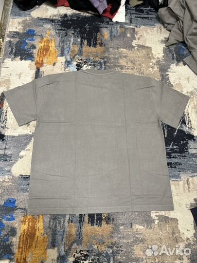 Футболка Yeezy X Gap Grey Logo Оригинал