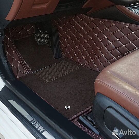 3D коврики из экокожи в салон автомобиля