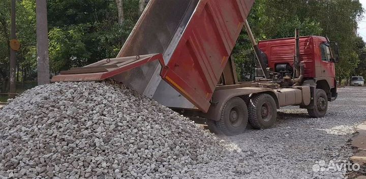 Щебень для дренажа, бетона