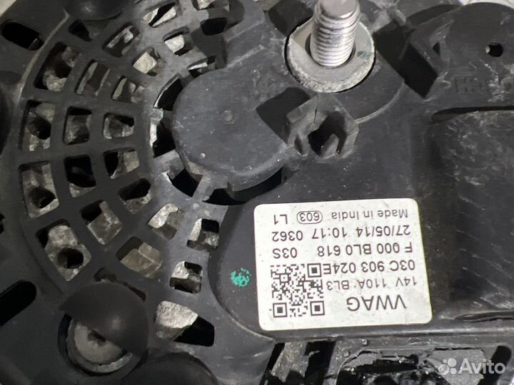 Генератор на volkswagen polo