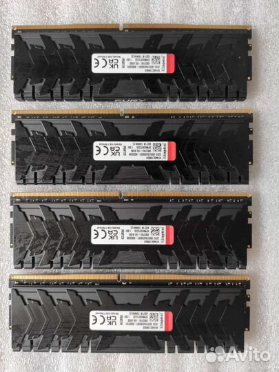 Оперативная память DDR4 Kingston 4000Mhz 32Gb 4x8