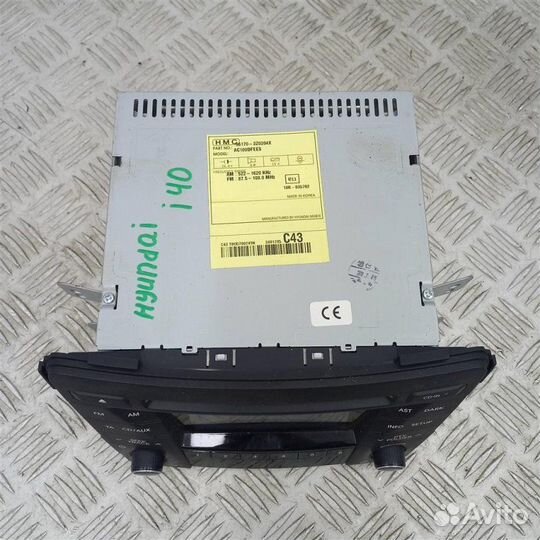 Магнитола Hyundai I40 2.0 G4NA 150Л.С. 2013