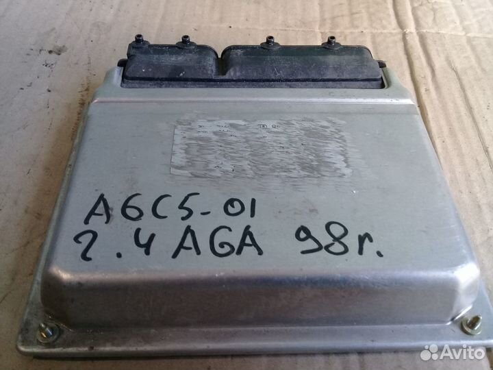 Эбу контроллер мозги audi A6 C5 двс 2.4 AGA