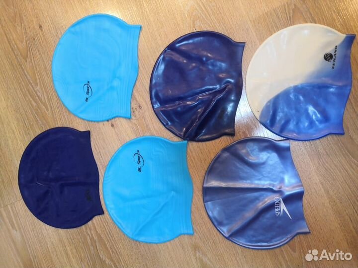 Нарукавники, Шапочки, Очки, набор для плавания