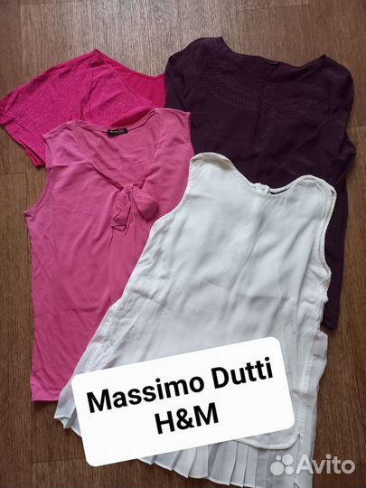 Блузки майка женские massimo dutti и H&M