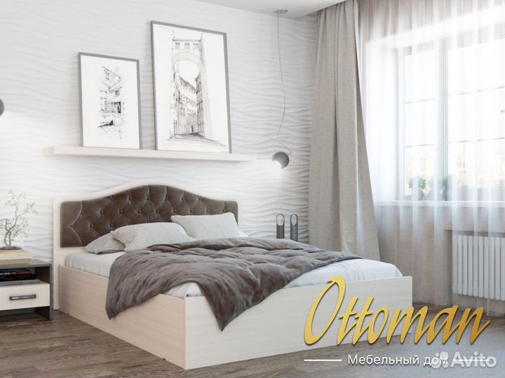Кровать 140 на 200 c матрасом