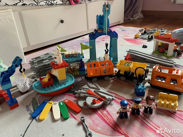 Lego duplo железная дорога разные наборы