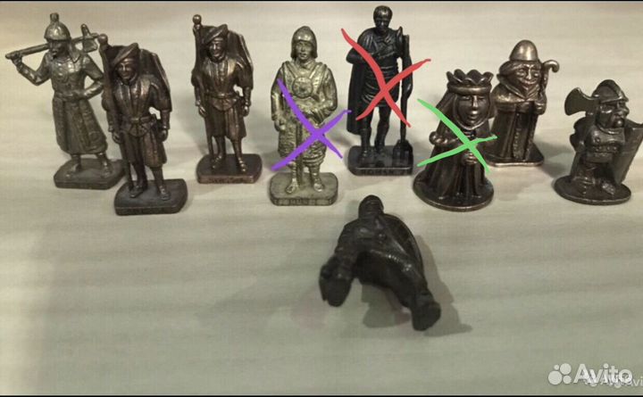 Киндер,солдатики(металл)