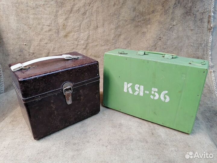 Ящик армейский СССР, бакелит, дерево