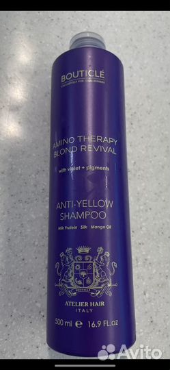 Шампунь 500 мл для освктленных и седых волос