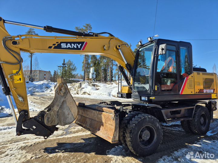 Колёсный экскаватор Sany SY165W, 2022