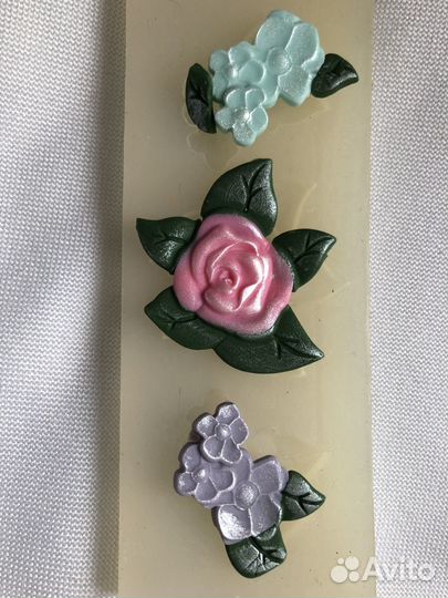 Молд силиконовый Цветы