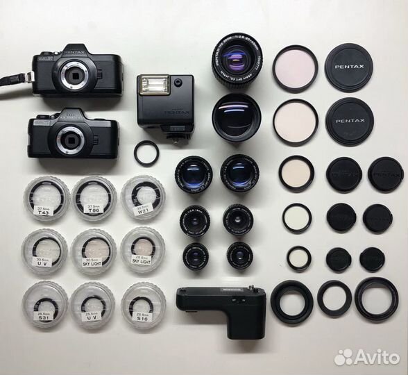 Pentax auto 110 SLR system - полная система