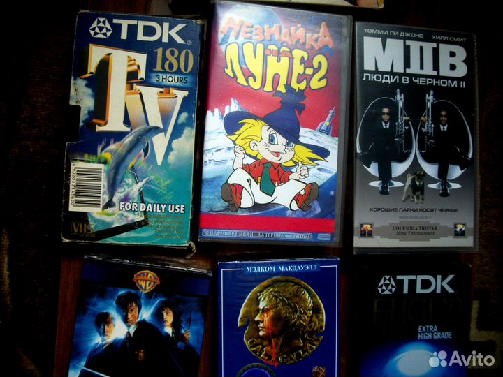 Видеокассеты vhs с фильмами Большой выбор