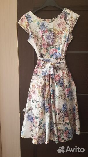 Платье дизайнерское хлопок