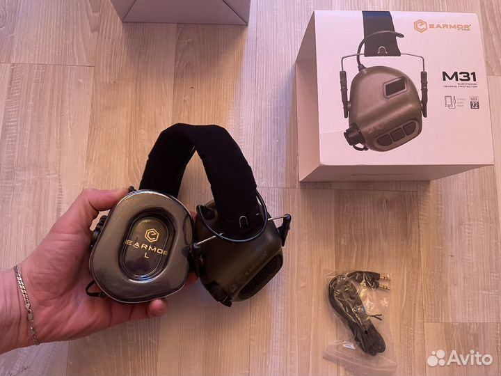 Тактические активные шумодавы наушники Еармор