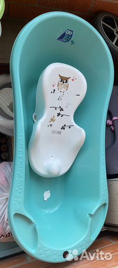 Ванночка для купания с горкой