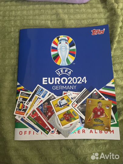 Наклейки topps euro 2024 germany обмен/продажа