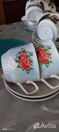 Чайные чашки с блюдцами СССР