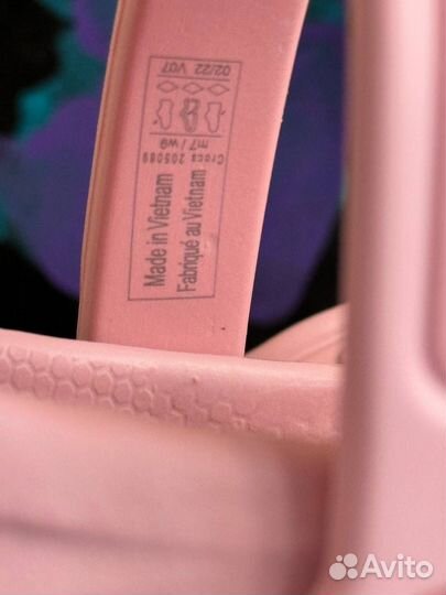 Оригинальные Crocs розовые