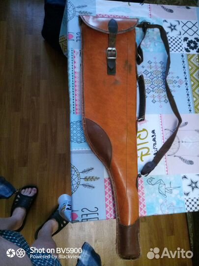 Чехол кожаный СССР для ружья