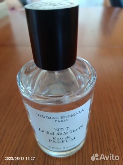 Духи женские thomas kosmala № 7 LE SEL DE LA terre