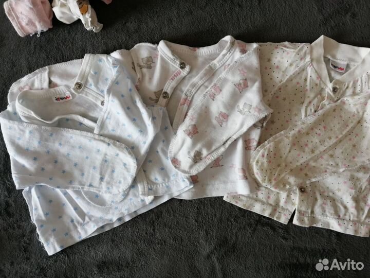 Одежда для новорожденных пакетом на девочку