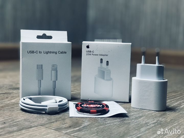Зарядка iPhone блок и кабель