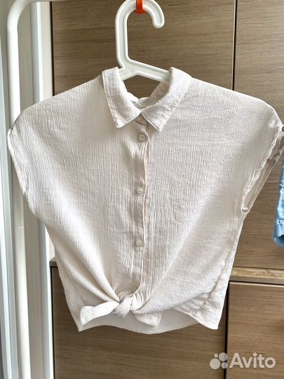 Рубашка и шорты на девочку H&M 10-12 лет