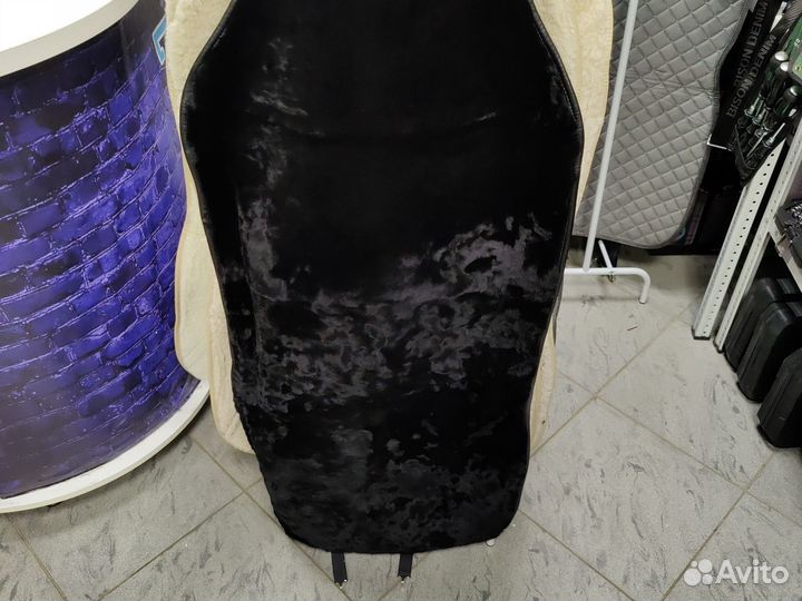 Меховые накидки из натуральной шерсти черные