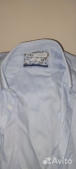 Мужская рубашка zara размер 46-48
