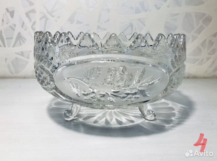 Вазы/салатники (хрусталь,стекло) (ссср,Корея)