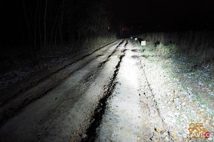 Фара водительского света риф 279 мм 60W LED