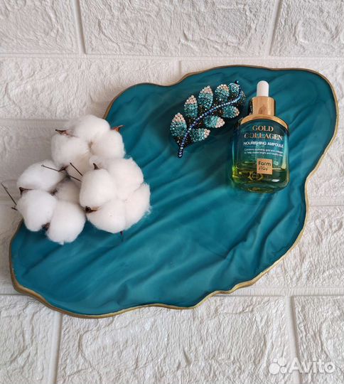 Блюдо из эпоксидной смолы