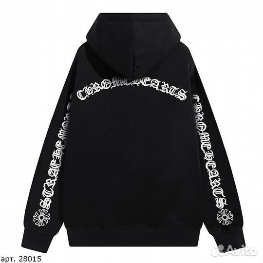 Худи Chrome Hearts Черное